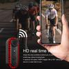 Bike Clear View Camera, 180° Adjustable Mount, Loop Recording Bike Camera with Tail Light