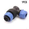 SP17 Panel Mount IP68 Waterproof Elbow Plug and Socket Circular Connector 2-9pin