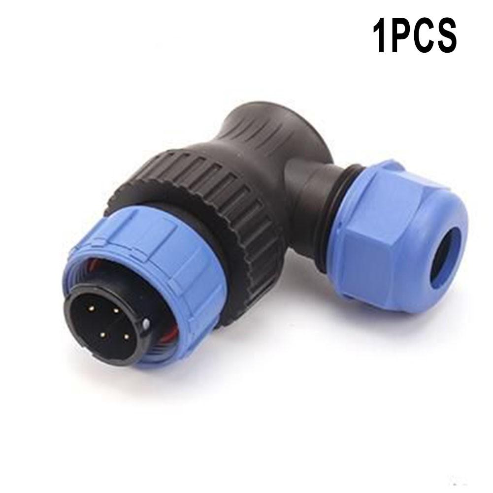 SP17 Panel Mount IP68 Waterproof Elbow Plug and Socket Circular Connector 2-9pin
