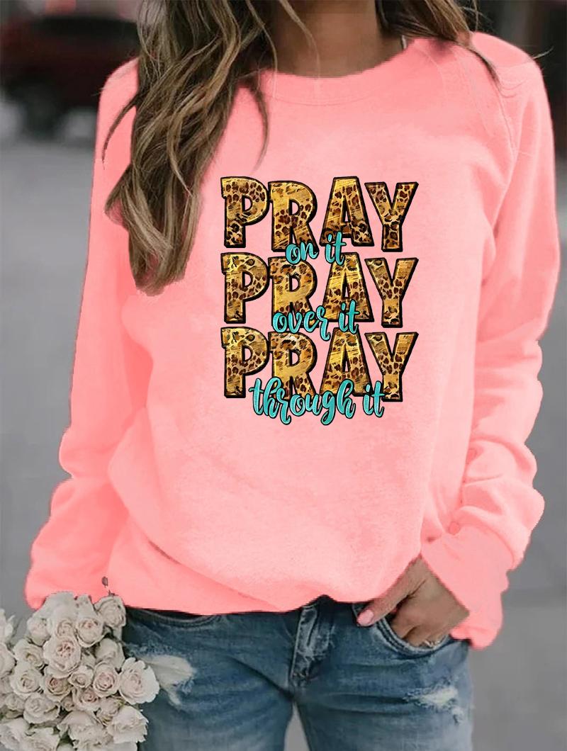 

Оставайтесь модными и чувствуйте себя комфортно этой зимой с толстовкой с круглым вырезом для женщин, украшенной множеством модных узоров S