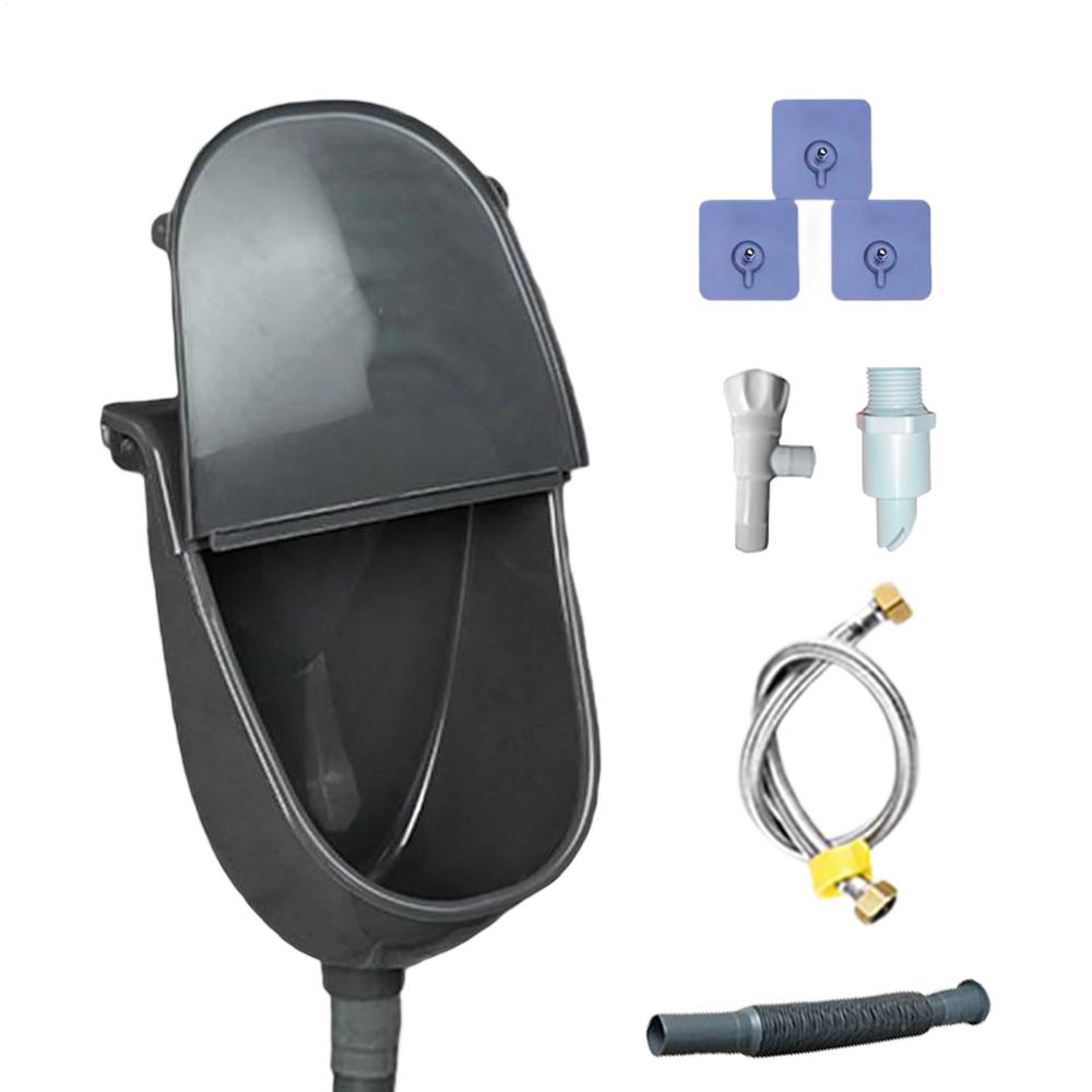 Pipiário de Parede Externo Com Tampa Para Homens à Prova de Salpicos Pipiários de Parede Para Ficar em Pé Separador de Urina Portátil Para Acessório de Banheiro