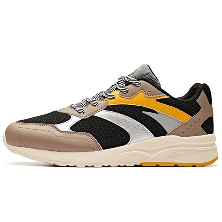 Anta Comfortable Versatile Fabric Synthetic Leather Non-Slip Wear-Resistant Low-Top Running Shoes Men sneaker 91918868-2 40