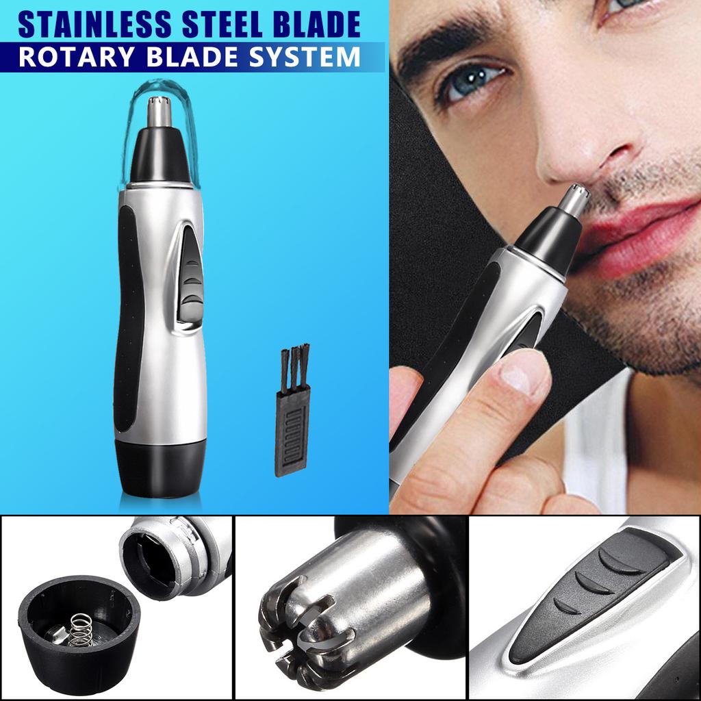 Buy Electric Nose Hair Removal Trimmer Ear Face Hair Clean Shaver Clipper Cleaner Remover Tools