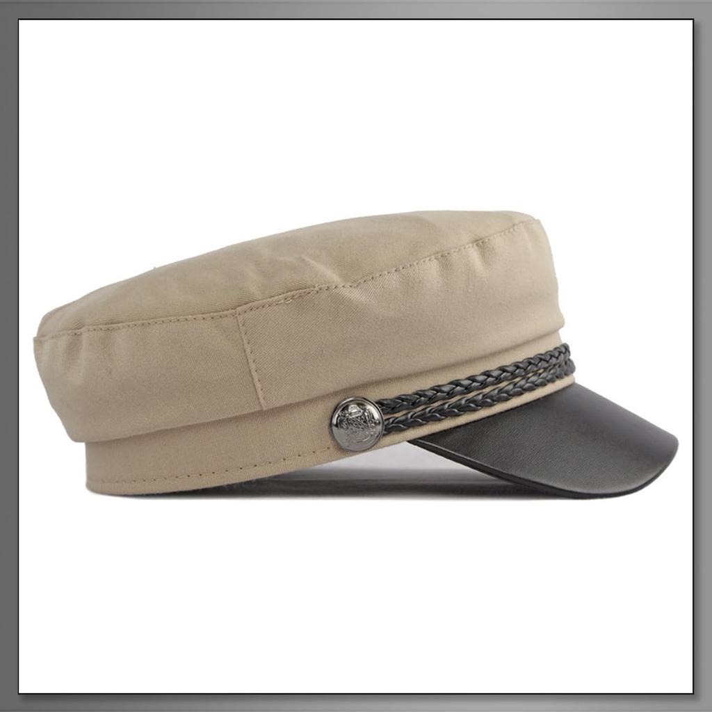 Buzz Selection Marine Cap Hat Polyester Comfortable Stylish CAP786 Black Women's