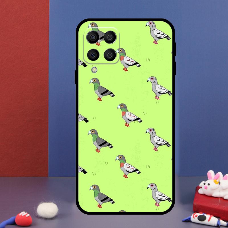 Pigeons Collage For Samsung Galaxy M15 M55 M33 M13 M23 M53 M31 M51 M14 M34 M54 M20 M30s M52 M32 Phone Case