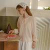 Peulaudeumali Pm_Peach Feminine Ribbon Shirt_Pink