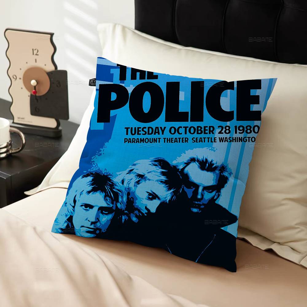 Rock Band The P-police Pillow Gift Home Office Decoration Pillow Bedroom Sofa Car Cushion CoverPillow Case