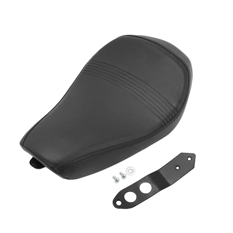 

Driver Solo Seat Motorcycle Black Front Cushion Seat Fits For Harley Sportster XL 1200 883 72 Forty Eight 2016-up чёрный