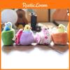Cuter Bird Plush Pendant  Pp Cotton Filled Cartoon Bird Nest Toy For Girls Kids