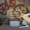 Note Board Creative Led Night Light Message Board Decoration Night Lamp