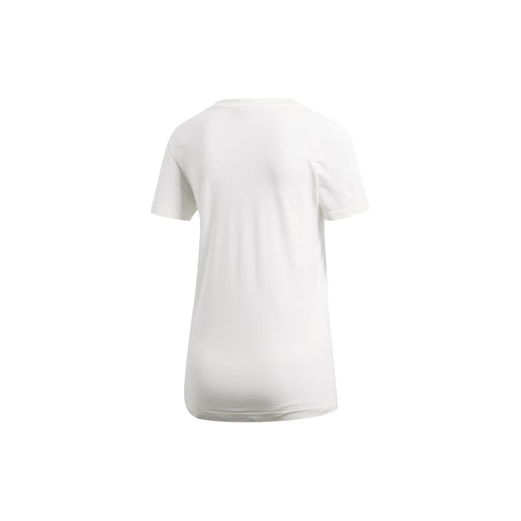 Adidas Cru Tee Pk Casual Sports Round Neck Running Short Sleeve T-Shirt Women Tops White CY5524