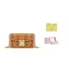 MCM Monogram Chain Shoulder Bag Mini Women Shoulder Bag Brown Cognac MWRBAWO05CO001