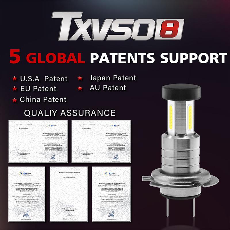 110W 30000Lm H7 Led Car Headlight Conversion Globes Canbus Bulbs Beam 6000K Kit
