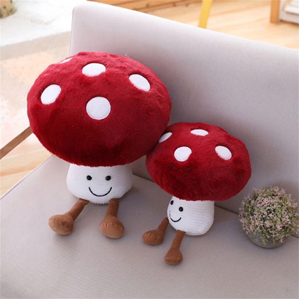 Child Baby Collection Mushroom Plush Toys Vegetables Mushroom Soft Plush Doll Mushroom Stuffed Toy