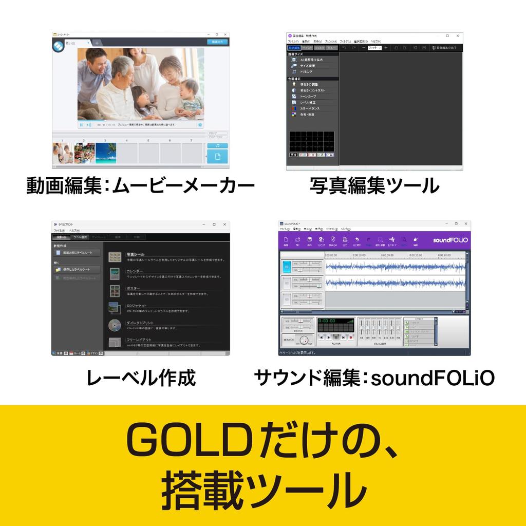 SourceNext Recorder GOLD Disc Creation Software Windows Compatible B's (latest Version)