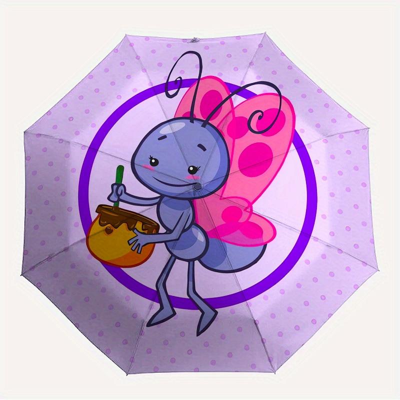 

1pc Ant Honey Themed High-quality Umbrella,Automatic Opening and Closing Umbrella,Multi-functional Umbrella G0811195