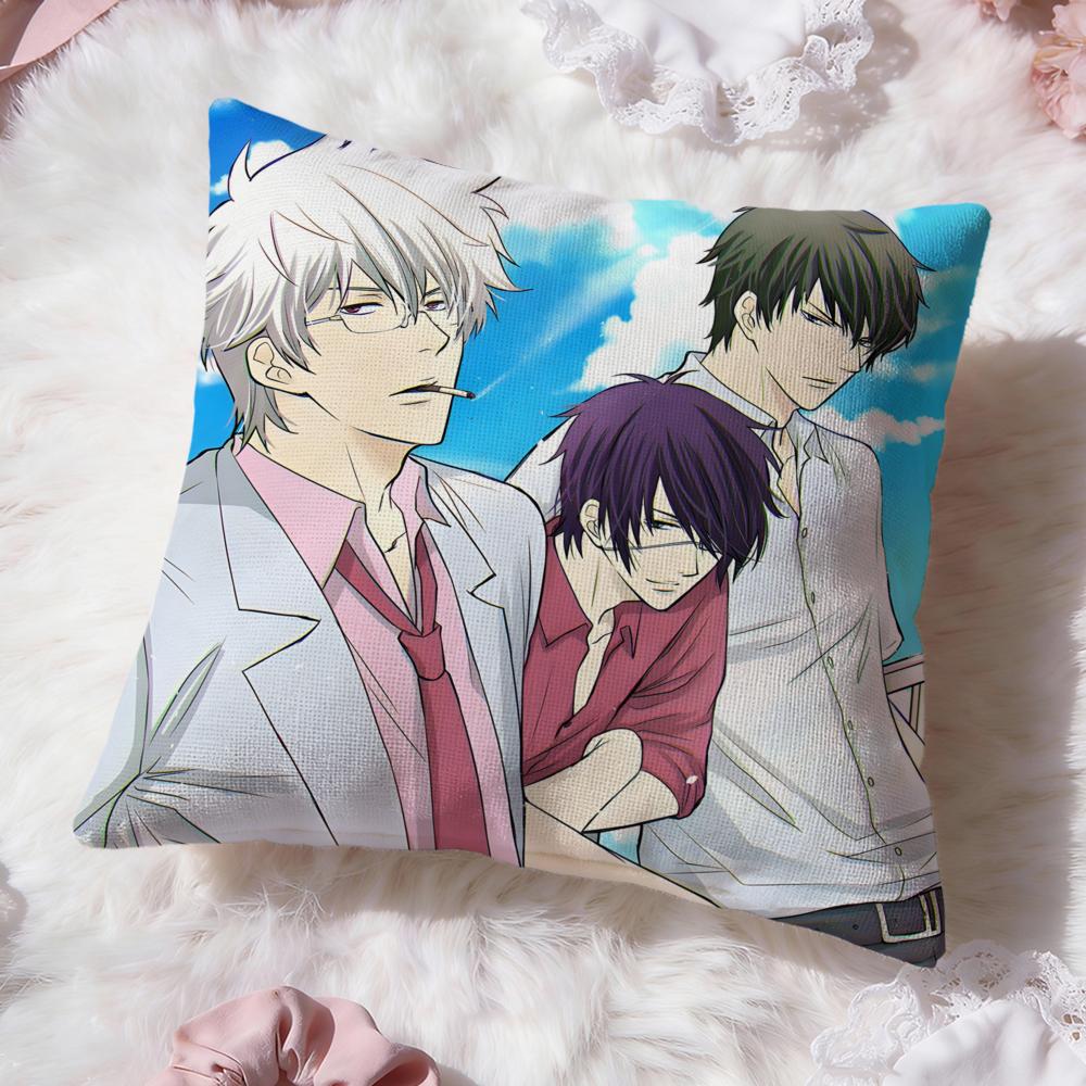 Gintama hot anime Cushion Cover Premium Comfort Reversible Pillow Cove -Two in One Design for Any Room & Car Interior