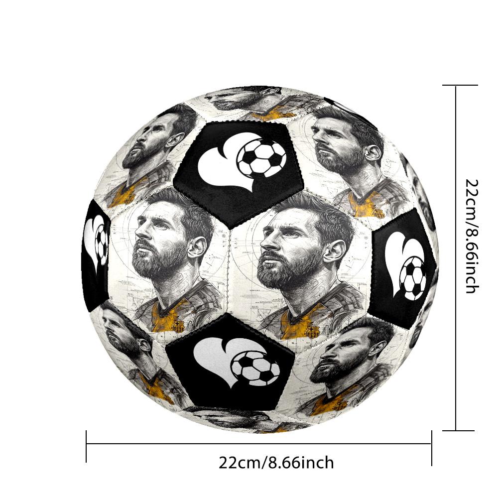 Messi 10 Number Argentina World Cup Champion Size 5 Football Machinestitched Indooroutdoor Universal Football Surprise Collection Gift