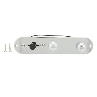 Plaque de contrôle de guitare électrique à faible bruit Accessoire d'instrument en métal pour remplacement