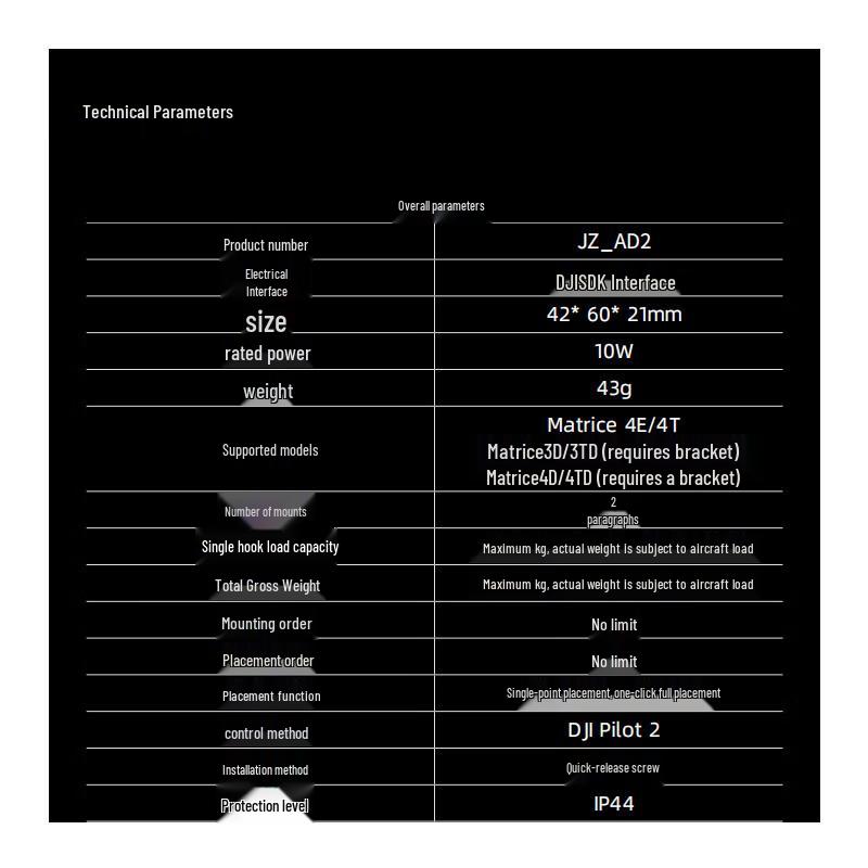JZ AD2 Two-Stage Drone Launcher for DJI M4E/M4T
