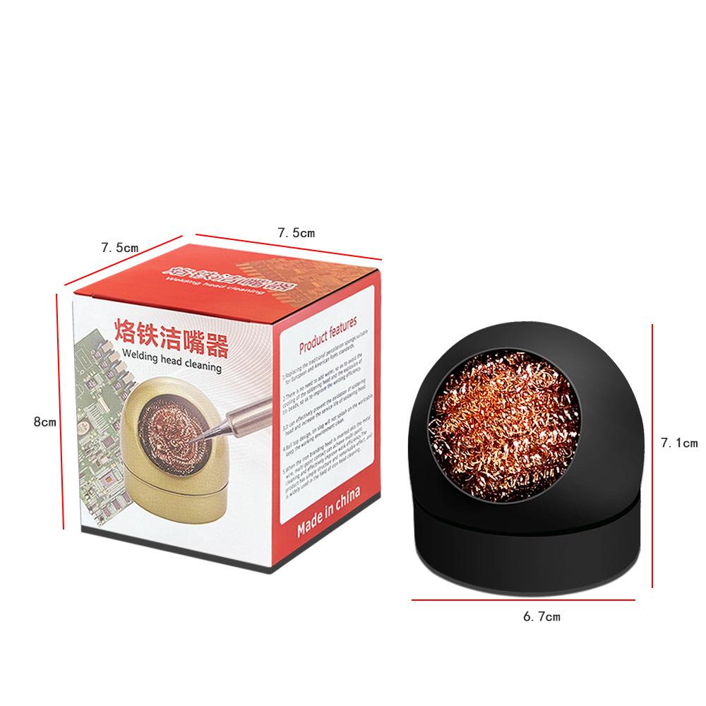 Copper Wire Soldering Iron Tip Cleaner - Damage-Free Dross Removal Tool