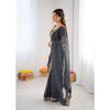 New Launch – Designer Faux Georgette Saree with Bandhani Print & Sequins Embroidery