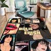 Billie Eilish Pattern Rug, Indoor/Outdoor Mat, for Picnic, Gameroom, Bedroom, Office, Living Room, Home Decor Carpet, Birthday Gift