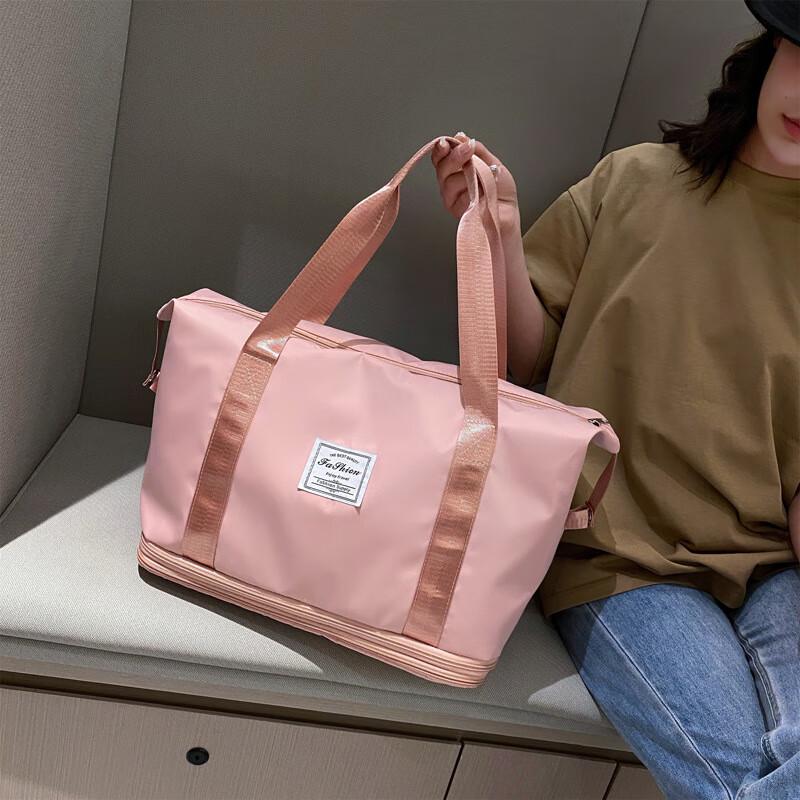 OLOMM Expandable Double-Layer Travel Duffel Bag