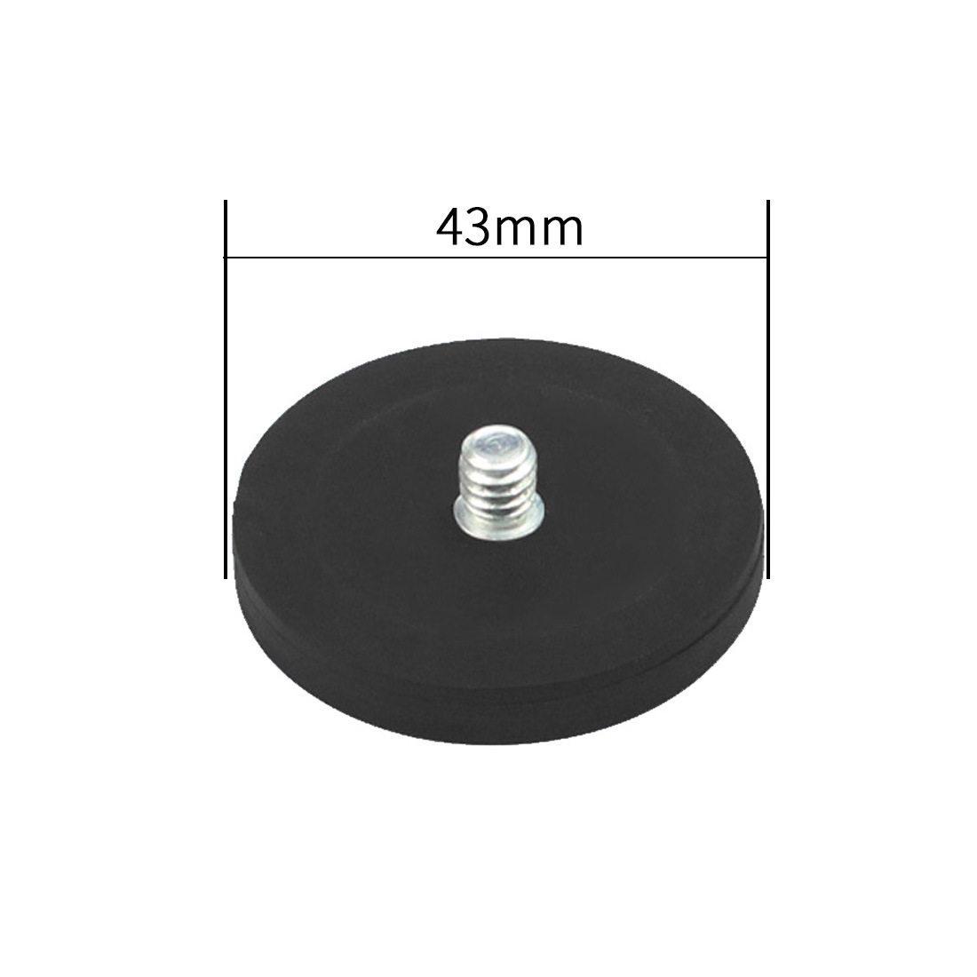 Strong Magnetic Rubber-Coated Car Ball Head Tripod Mount