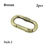 Hiking Snap Bottle Hooks Outdoor Carabiner Spring Oval Rings Handbags Clips Bag Belt Buckles