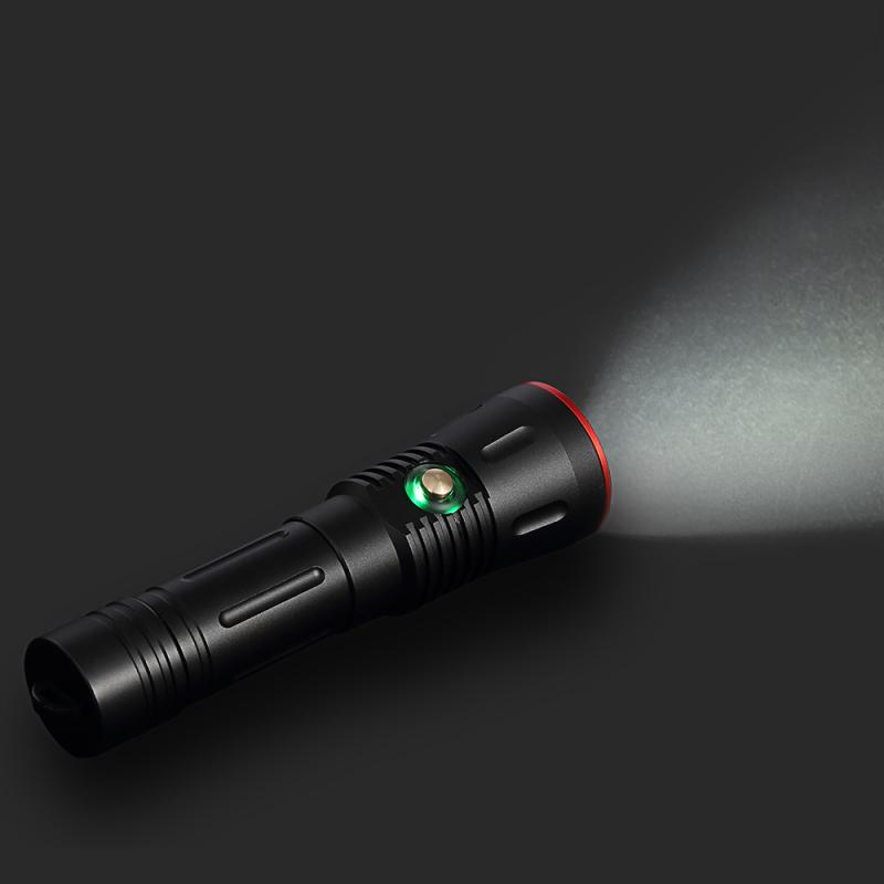 Flashlight SST70 P70 26650 Battery 4000 Lumens Bright Light Diving Flashlight