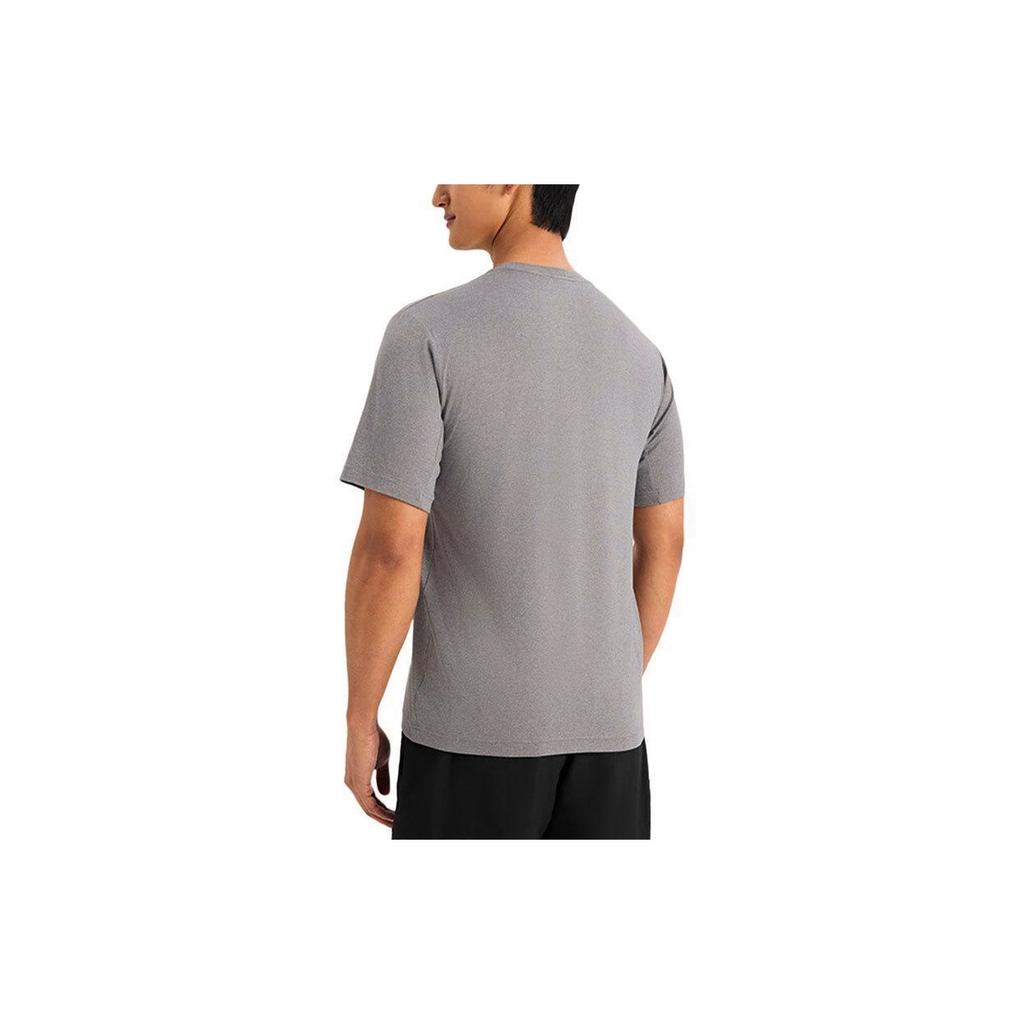Columbia Solid Moisture-Wicking Sports Short Sleeve T-Shirt Unisex Tops Gray AE5545-003