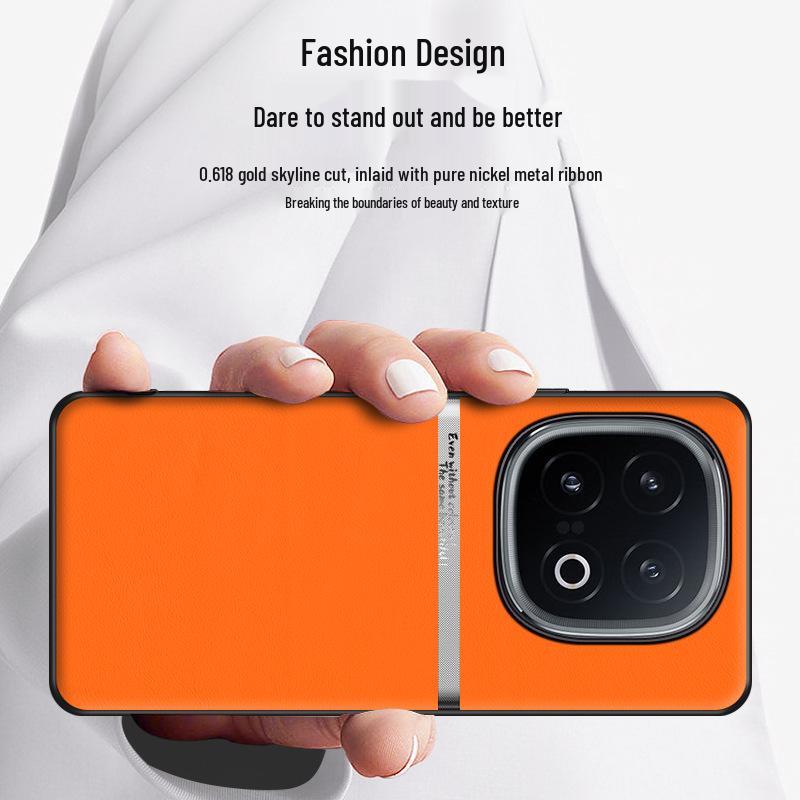 Liquid Leather TPU Case for iQOO15: Full Coverage, Precise Cutouts, Anti-Fall, Anti-Fouling, Luxurious Design