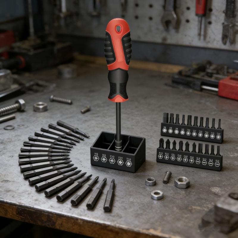 Professional 20 in 1 Screwdriver Set Steel Magnetic Screwdriver Set Multifunction Replaceable Head Bits for Household