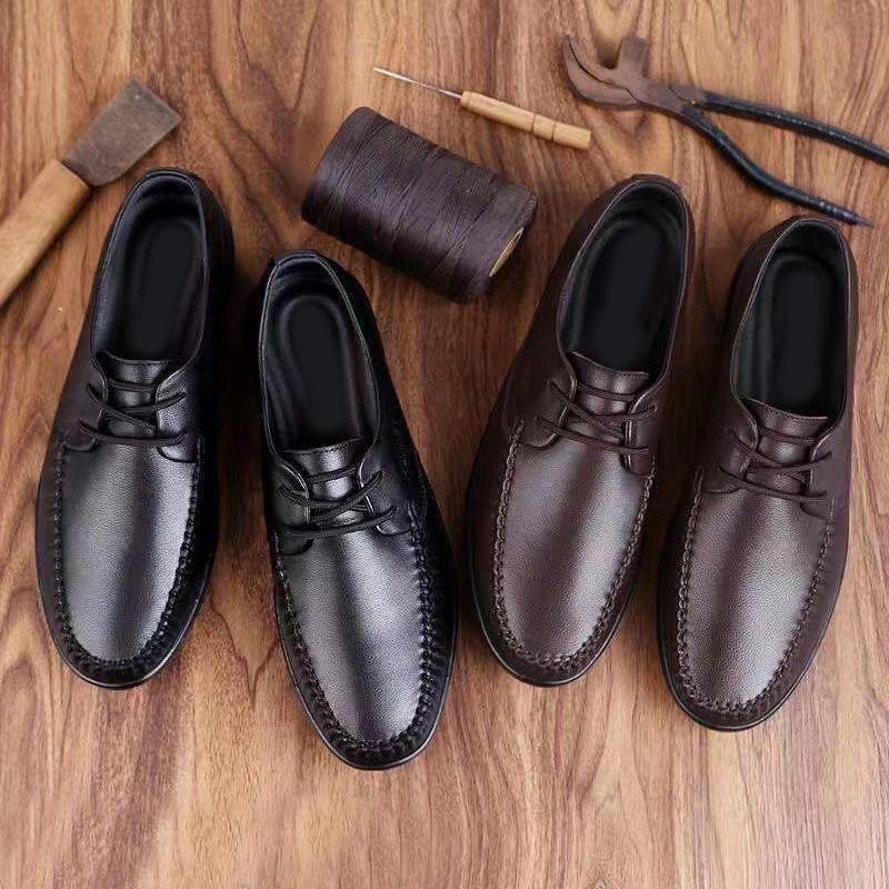 FashionNew Design Men Casual Shoes Genuine Leather Man Oxford Shoes Fashion Business Shoes Leisure Walk Men Footwear Handmade Sneakers