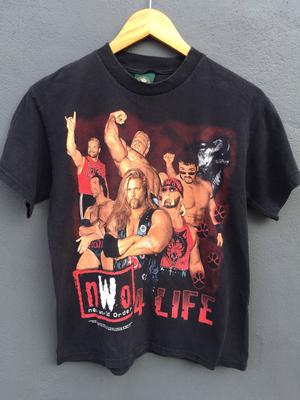 Vintage NWO Neue Weltordnung 4 life nWo Wwf Wcw Wwe Wrestling T-Shirt Jugendgröße