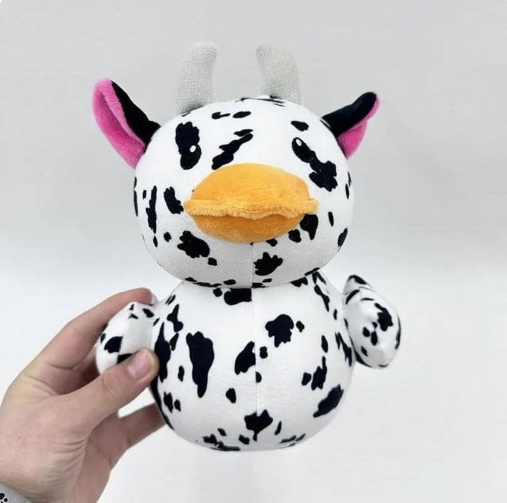 Cow Ducks, 10Inch Cow Stuffed Toy Doll, Cute Creative Cow Plush, Hello Cow Doll Gift for Children, Friend, Family