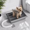 Non-slip Flushable Dog Toilet Splash-Proof Dog Litter Box Easy To Clean Puppy Potty Tray  Indoor