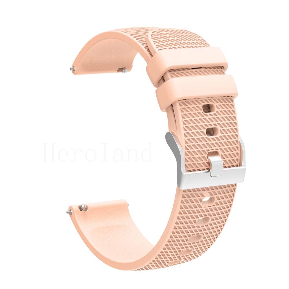 Premium Silicone Watchband WatchStrap Silicone Bracelet Quick Release Rubber Strap WristBand 18mm 20mm 22mm Width Replacement