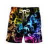 Summer 3D Print Colorful and Interesting Patterns Shorts Fashionable Casual Beach Men's Shorts