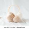 Windproof Faux Fur Ear Warmers Two Tone Foldable Earmuffs Stylish Thermal Ear Covers  Winter Season