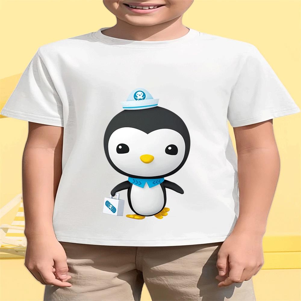 2026 Octonauts Children's Fashion T-Shirt Boys and Girls Cartoon Print Summer Hot Sale
