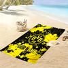 Custom Borussia Dortmund Print Beach Towel, Large Soft Quick Dry Towel for Beach Camping Swimming