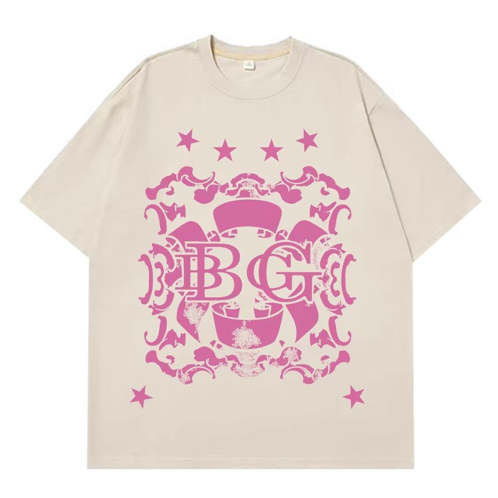 Singer Bad Gyal 2026 Tour Fashion Print Tshirt Unisex Women Aesthetic Trendy Tshirt 2026 New Summer Pure Casual Hip Hop Tshirts