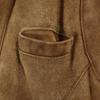 JACQUES CORBEAN 80s vintage Suede leather switching Knit jacket M Brown Men's Used