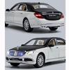 1:24 მასშტაბის Benz S600 შენადნობის ძვირადღირებული მანქანის მოდელი, Diecasts ლითონის სათამაშო მანქანები, მანქანის მოდელი მაღალი სიმულაციური ხმის და მსუბუქი ბავშვების საჩუქარი