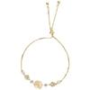 Delicate Adjustable Bracelet Gold Color Lucky Bracelet Four-leaf Clover Bracelet  Jewelry Gift
