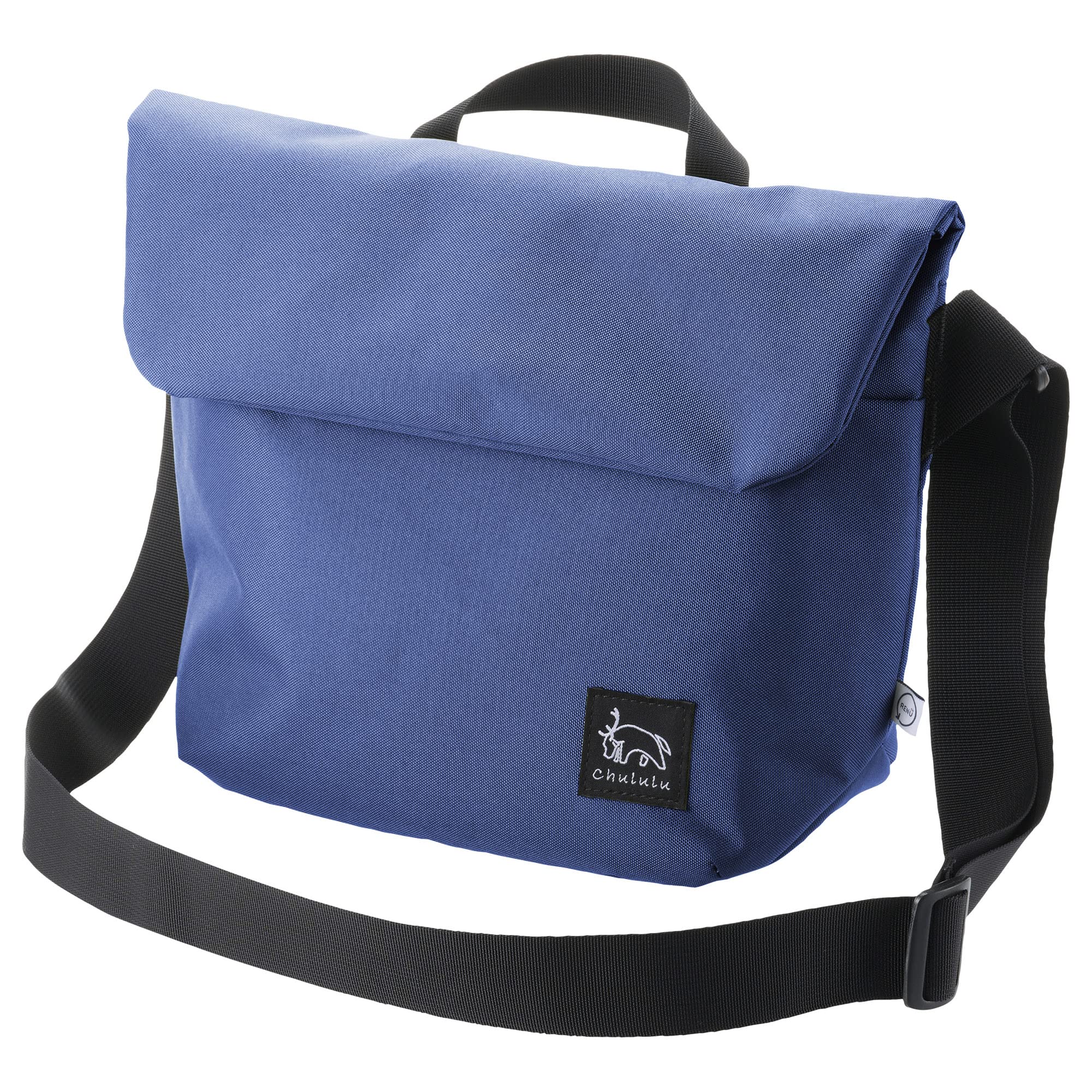 

HAKUBA Camera Bag Chululu Renew Flap Shoulder Bag M Navy Sustainable bag made from recycled materials Casual design perfect for town use Темно-синій