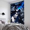 Black Rock S-Shooter Character Tapestry Bedroom Living Bar Garden Outdoor Microfiber Festival Decoration Background Art Banner