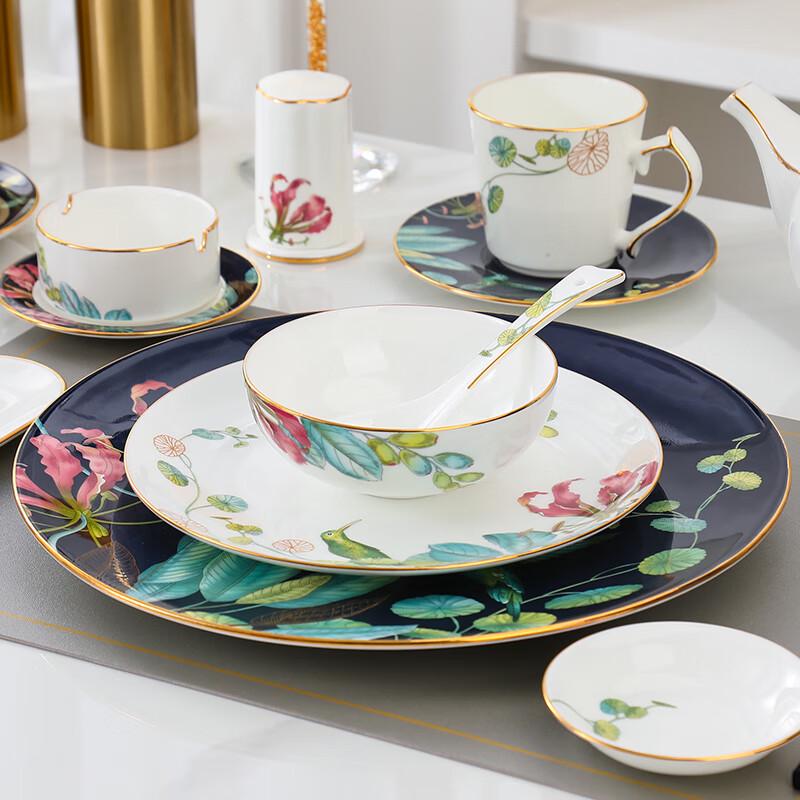 Tianyajing High-End Chinese Ceramic Dinnerware Set